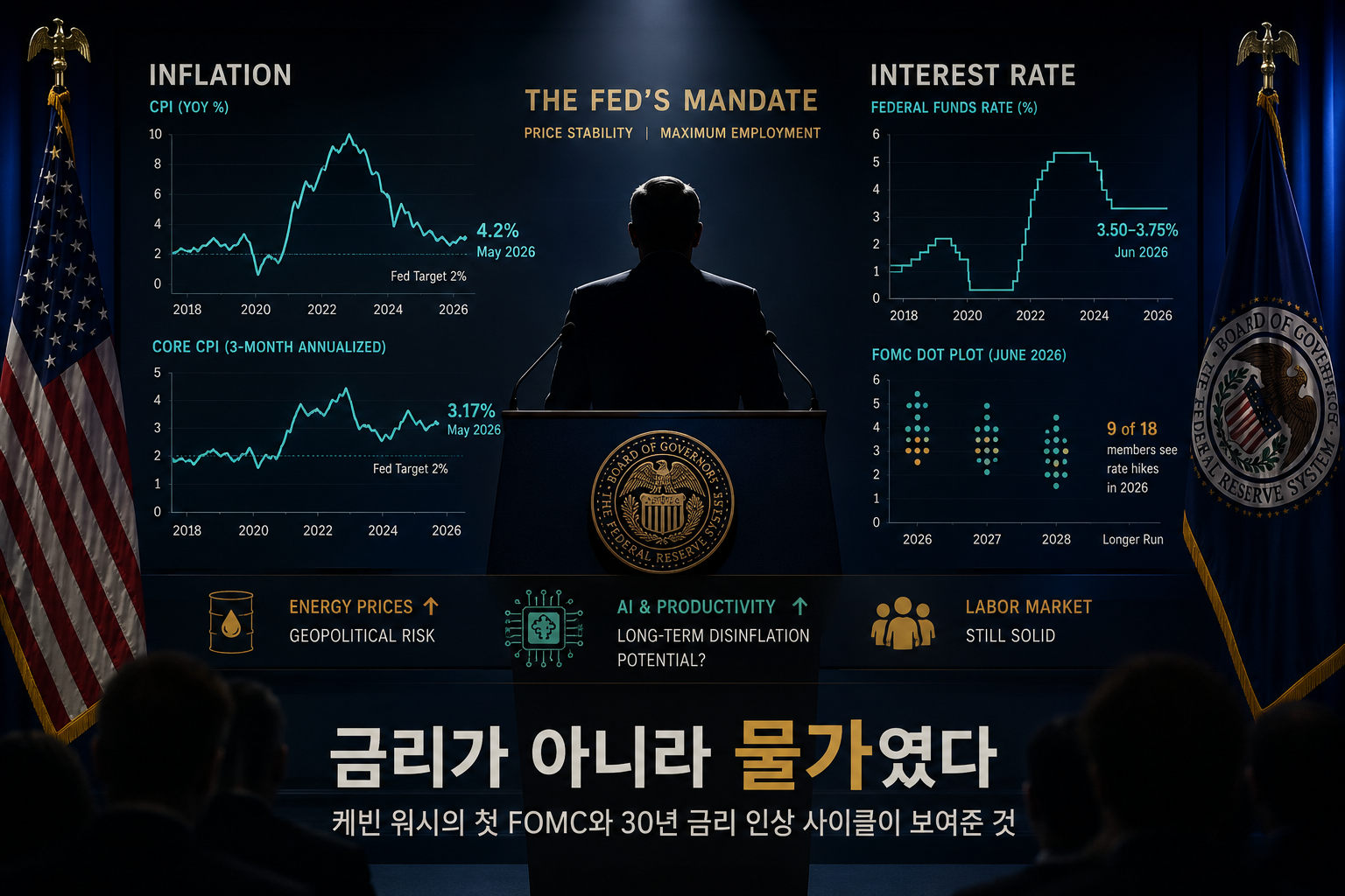 케빈 워시 연준 첫 FOMC 기자회견 2026