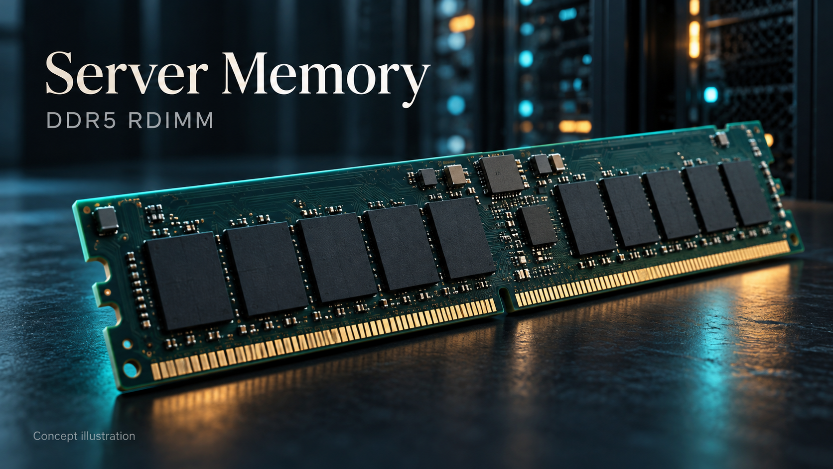 DDR5 RDIMM memory modules for servers
